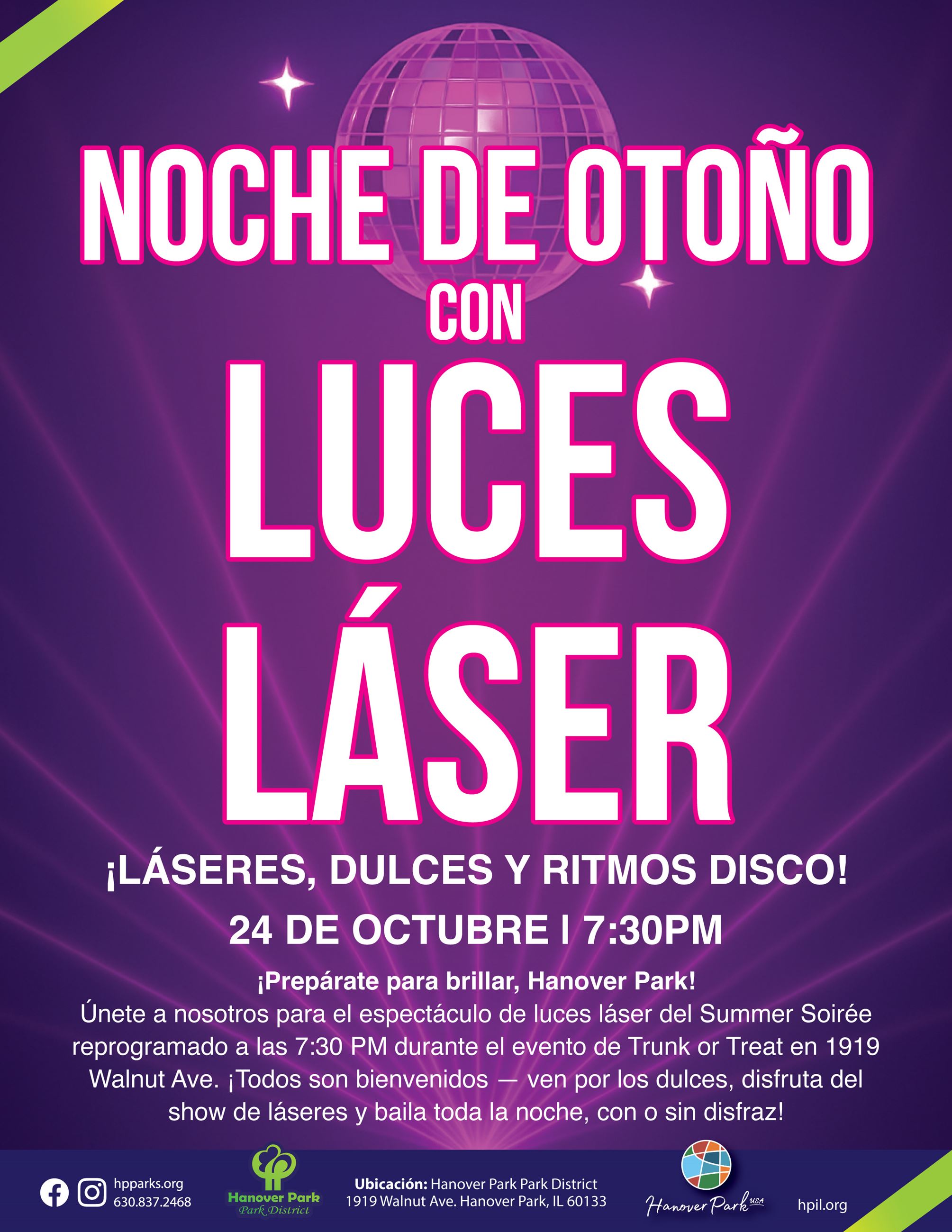 Fall Night and Laser Light Show 2025 Spanish V2