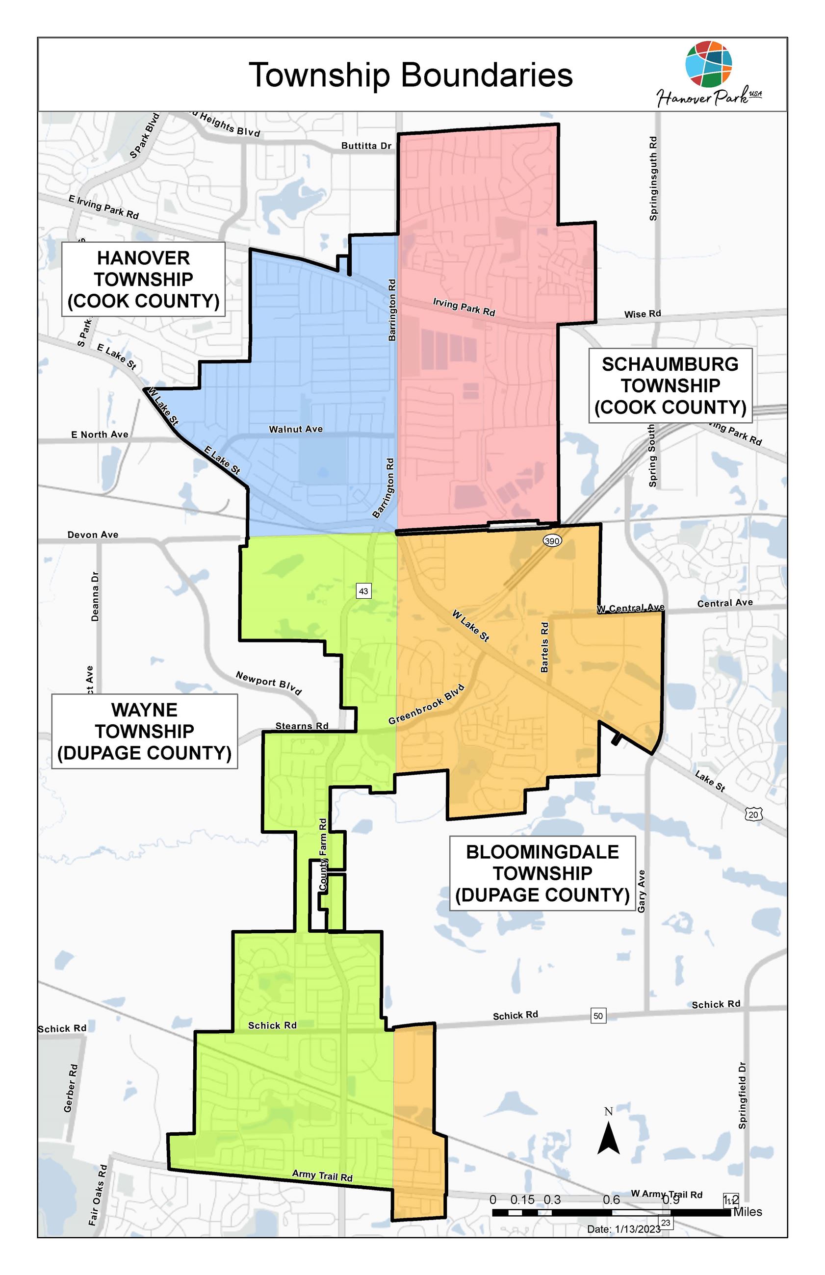 Township Boundary Map